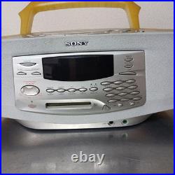 Sony Zs-M35 Portable Minidisc Player Md System Boombox Cd Am/Fm Radio Portable