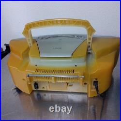Sony Zs-M35 Portable Minidisc Player Md System Boombox Cd Am/Fm Radio Portable
