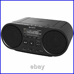 Sony Zs-PS50 Black Portable Boombox CD Player AM/FM Radio Stereo Sound System