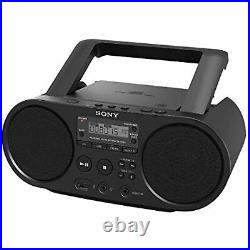 Sony Zs-PS50 Black Portable Boombox CD Player AM/FM Radio Stereo Sound System