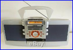 Sony Zs-d55 Boombox Portable Audio System Ghetto Blaster CD Player With Remote