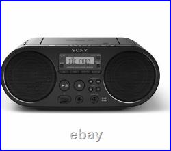 Sony Zs-ps55b Portable Dab Fm Radio Boombox CD Player Usb Aux-in Black
