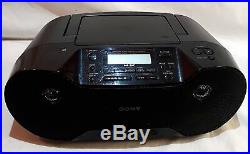 Sony Zs-rs70btb Portable Bluetooth CD Stereo Mega Bass Boombox Dab Fm Radio Usb