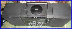 Sony portable Boombox Radio CFD-460 Removable speakers Dual Cassette CD player