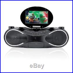 Sound Vision Portable Video Boom Box Movie and Music System with Bluetooth