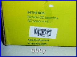 SpongeBob Portable Programmable CD Boombox AM/FM Radio MP3 Player Brand New