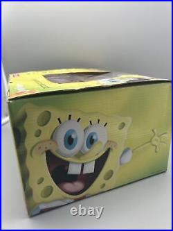 SpongeBob Portable Programmable CD Boombox AM/FM Radio MP3 Player Pink NOS