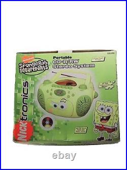 Spongebob Portable CD-R/RW Stereo System Open Box SB288