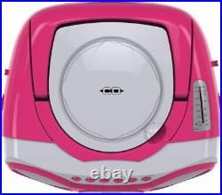 Sport Portable Stereo CD Boombox CD-518 Pink Portable CD Player With Sport Portable Stereo CD Boombox CD-518 Pink Portable CD Player With