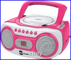 Sport Portable Stereo CD Boombox CD-518 Pink Portable CD Player With Sport Portable Stereo CD Boombox CD-518 Pink Portable CD Player With