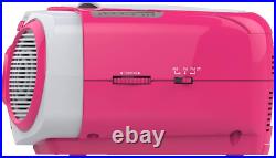 Sport Portable Stereo CD Boombox CD-518 Pink Portable CD Player With Sport Portable Stereo CD Boombox CD-518 Pink Portable CD Player With