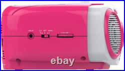 Sport Portable Stereo CD Boombox CD-518 Pink Portable CD Player With Sport Portable Stereo CD Boombox CD-518 Pink Portable CD Player With