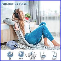 Stereo CD Player Boombox Portable Bluetooth FM Radio USB Input AUX-in Headp