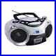 SuperSonic Portable Bluetooth Audio System with CD & Cassette Player Radio USB/AUX