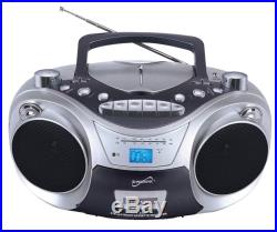 SuperSonic SC-709CD Portable MP3/CD Player withUSB/AUX IN/AM/FM Casette Recorder