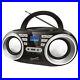 Supersonic Portable Audio System-Black MP3/CDPlayer in Black