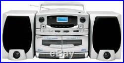 Supersonic SC-2020 Portable CD Player With Cassette Recorder and AM/FM Radio