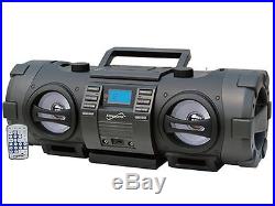 Supersonic SC-2711BT CD/MP3 Player +FM/USB Wireless Portable BOOMBOX+Bluetooth