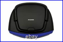 Sylvania SRCD243 Portable CD Player with AM/FM Radio Boombox Blue