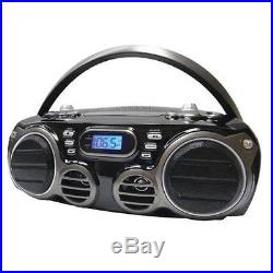 Sylvania SRCD682BT Portable Bluetooth/CD Boom Box with AM/FM Radio