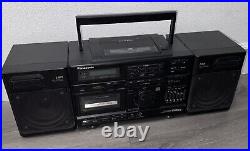 Tested Panasonic RX-DS620 Portable Stereo CD System Cassette AM/FM Radio Boombox