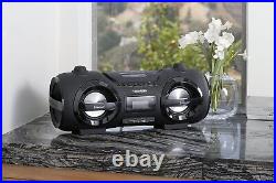 Toshiba 25W Portable Bluetooth Boombox with CD Player and DEL Lights
