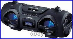 Toshiba Portable Bluetooth Wireless Boombox Speaker, CD Player, FM Radio TY-CWU