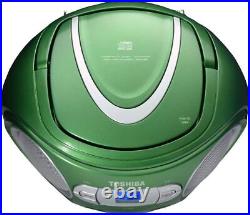 Toshiba TY-CRS9(G) Portable CD Boombox with Am/FM Stereo and Aux Input Metallic