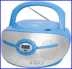 Trevi CMP 550 Portable Boombox CD And MP3 Player, PLL Digital FM Radio With And