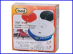 Trevi CMP498 Portable CD and MP3 Player with in Ear Headphones in Black and W