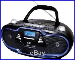 Trevi CMP574 Portable AM/FM Stereo Boombox With CD Player, Cassette Player / 20