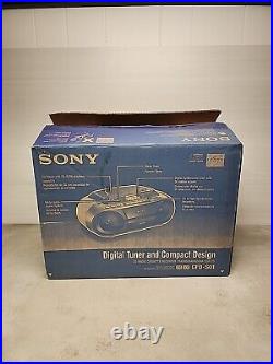 U5 Sony CFD-S01 CD Cassette AM/FM Radio Portable Boombox Stereo Player