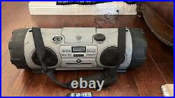 USED JVC RV-B90GY Boombox AM/FM CD Player (Partial Working) PARTS READ