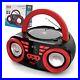 Usa Portable CD Player Bluetooth Boombox Speaker AM/FM Stereo Radio & Red