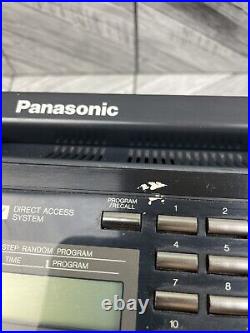 VINTAGE 1988 PANASONIC RX-DT50 BOOMBOX Portable Cassette Vertical CD Player EUC