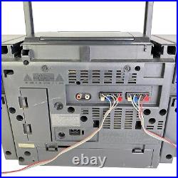 VTG 1994 Panasonic RX-DT680 Portable Boombox Radio CD Cassette Stereo Player
