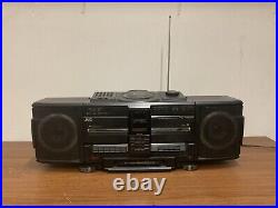 VTG JVC PC-X300 Ghettoblaster Boombox CD Radio System Cassette -Partly Works