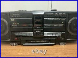 VTG JVC PC-X300 Ghettoblaster Boombox CD Radio System Cassette -Partly Works