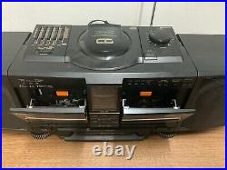 VTG JVC PC-X300 Ghettoblaster Boombox CD Radio System Cassette -Partly Works