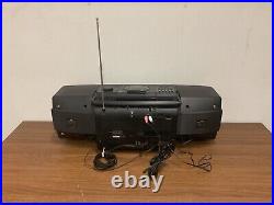 VTG JVC PC-X300 Ghettoblaster Boombox CD Radio System Cassette -Partly Works