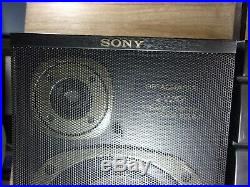 VTG SONY CFD-454 Portable CD AM/FM Cassette Player Recorder Boombox Radio