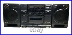 VTG Sony CFD-440 Portable Shelf Boombox Stereo System Am/Fm CD Cassette Player
