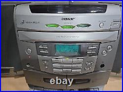 VTG Sony CFD-C1000 Boombox 3 CD Changer Dual Cassette AM/FM (No Remote) TESTED