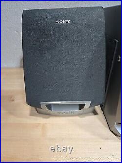 VTG Sony CFD-C1000 Boombox 3 CD Changer Dual Cassette AM/FM (No Remote) TESTED