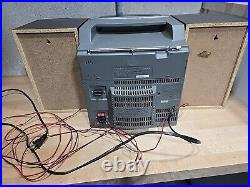 VTG Sony CFD-C1000 Boombox 3 CD Changer Dual Cassette AM/FM (No Remote) TESTED