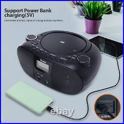 Vanku 4000mAh Radio CD Player Portable Boombox with 2x3W, Support Wireless Strea