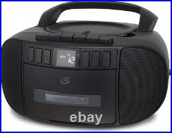 Versatile AM/FM Boombox with CD, Cassette Player, & Aux Perfect for Travel Versatile AM/FM Boombox with CD, Cassette Player, & Aux Perfect for Travel