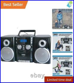 Versatile Portable Boombox with CD, Cassette & AM/FM Radio Perfect for Travel