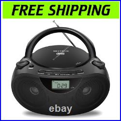 Versatile Portable CD Player and Bluetooth Boombox with Bass Boost Technology Versatile Portable CD Player and Bluetooth Boombox with Bass Boost Technology