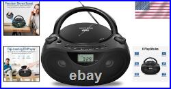 Versatile Portable CD Player and Bluetooth Boombox with Bass Boost Technology Versatile Portable CD Player and Bluetooth Boombox with Bass Boost Technology
